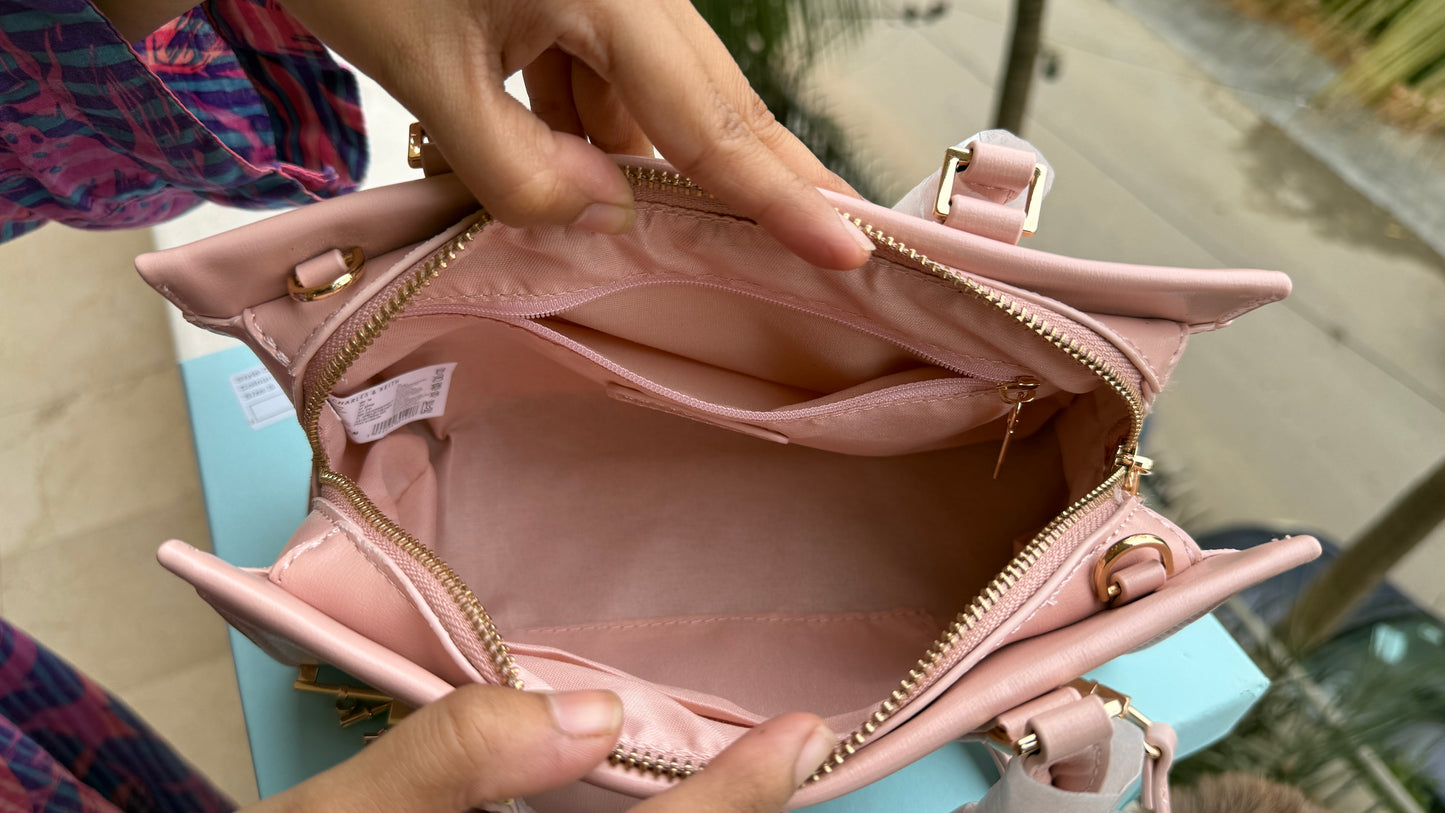 Charles & Keith Mini Kerry Top Handle Bag-Master Plus Series-With Box