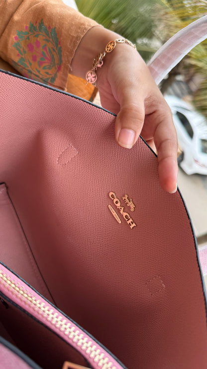 Coach Mollie 25 Tote Bag-Master Basic Series With Folding Box Packaging.