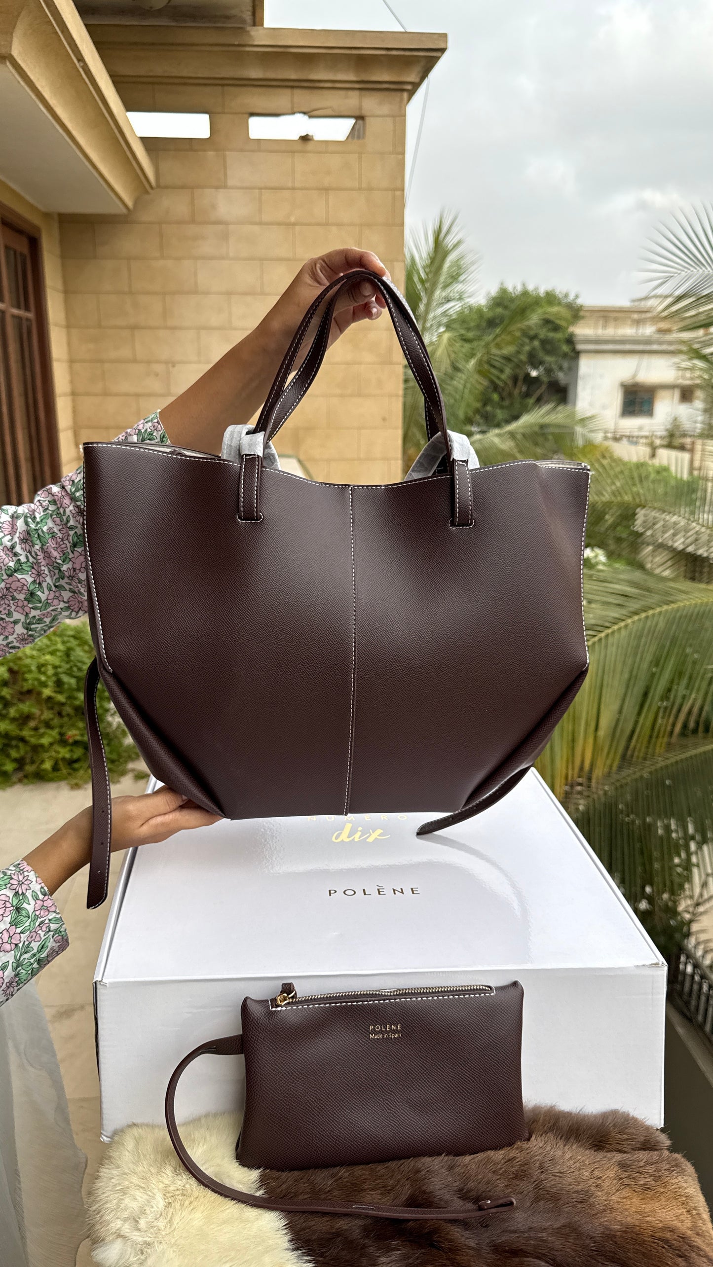 Polène Cyme Textured Edition! AAA-Top Quality With Folding Box.