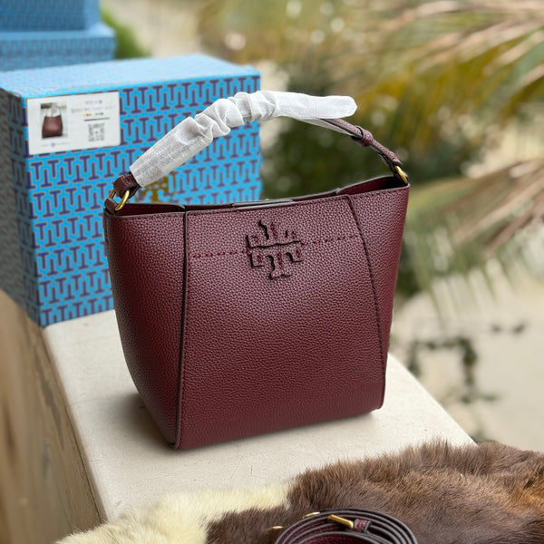 TORY BURCH MCGRAW BUCKET BAG ( Master Series )