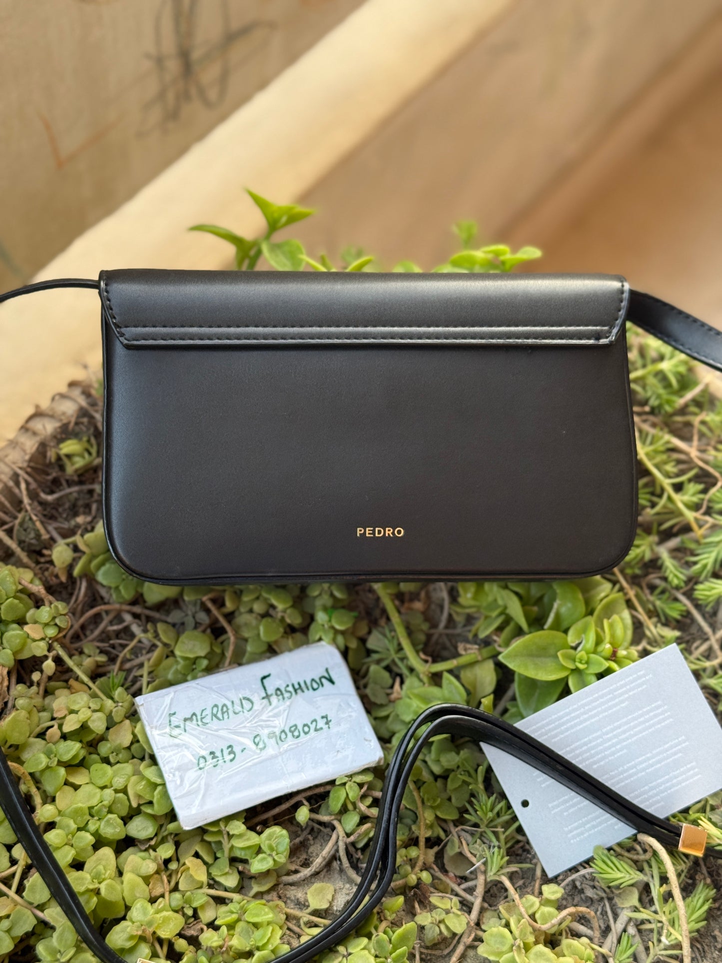 PEDRO Studio Shoulder Bag - Black Color-Master Series