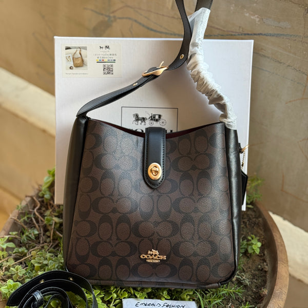 Coach Hadley Shoulder Convertible Crossbody bag-With Box-Master Series
