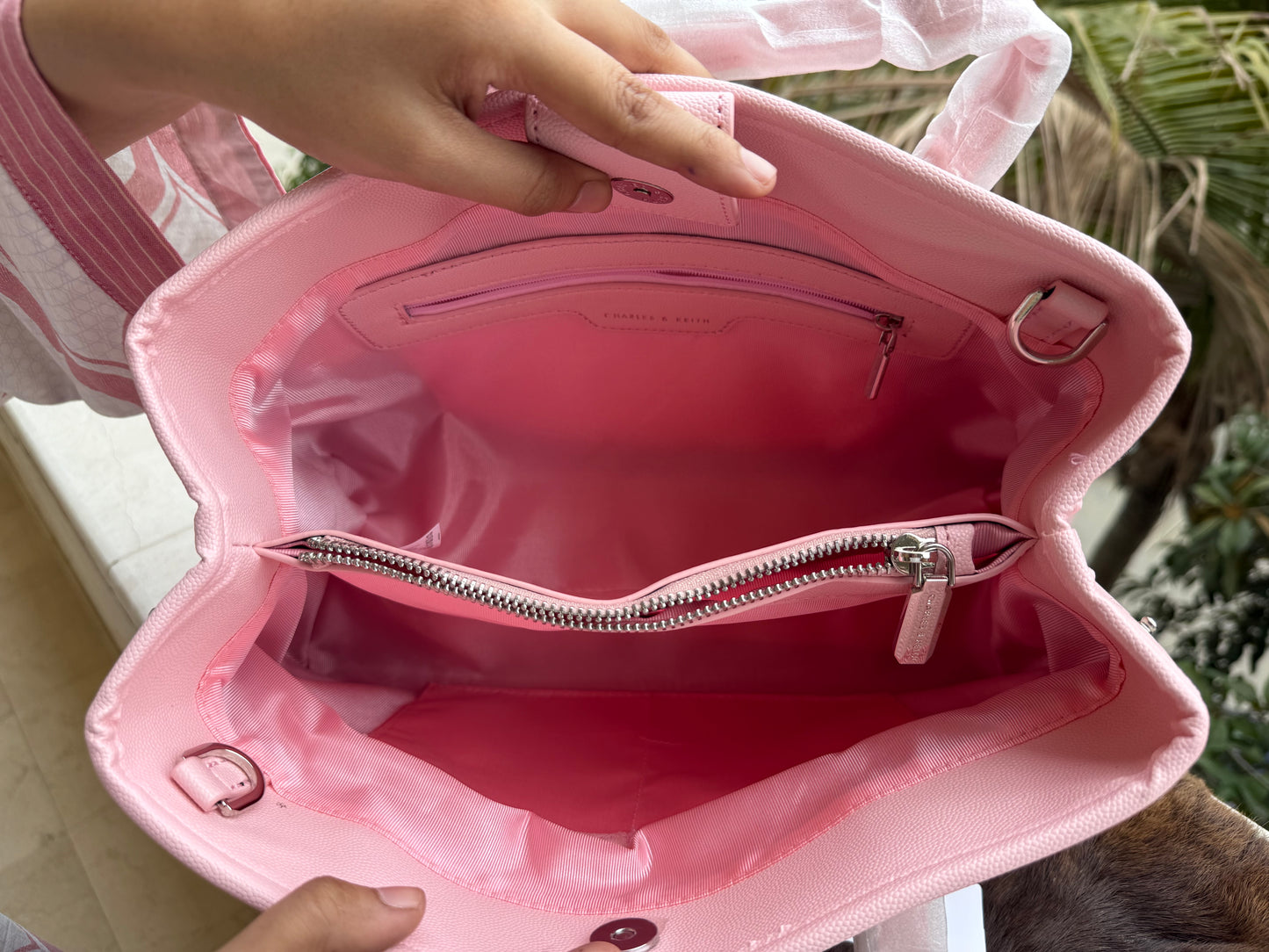 C & K Bow Detail Tote (Master Series)