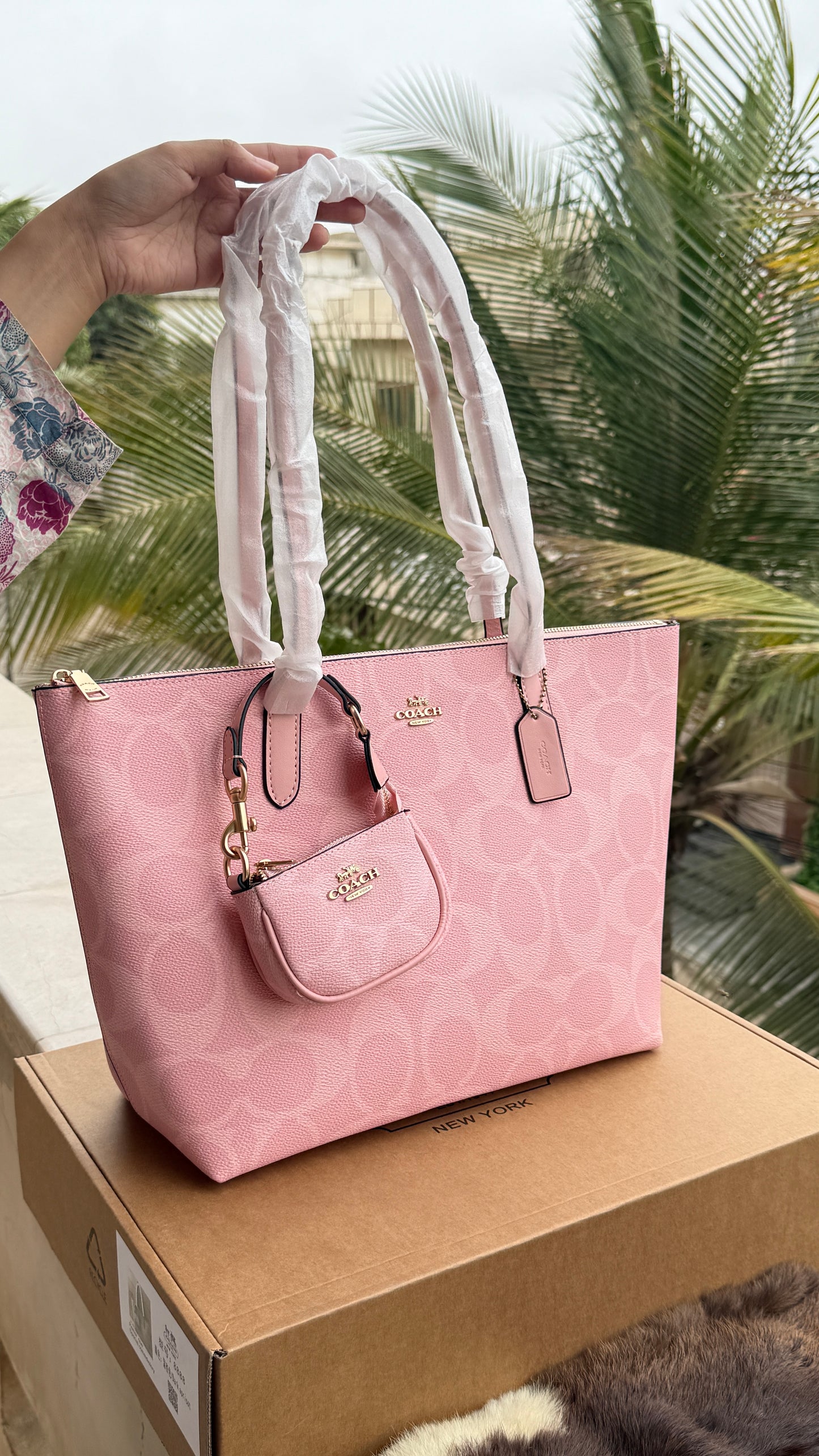 Coach Tote-With Coin Bag-Master Plus Series-With Box