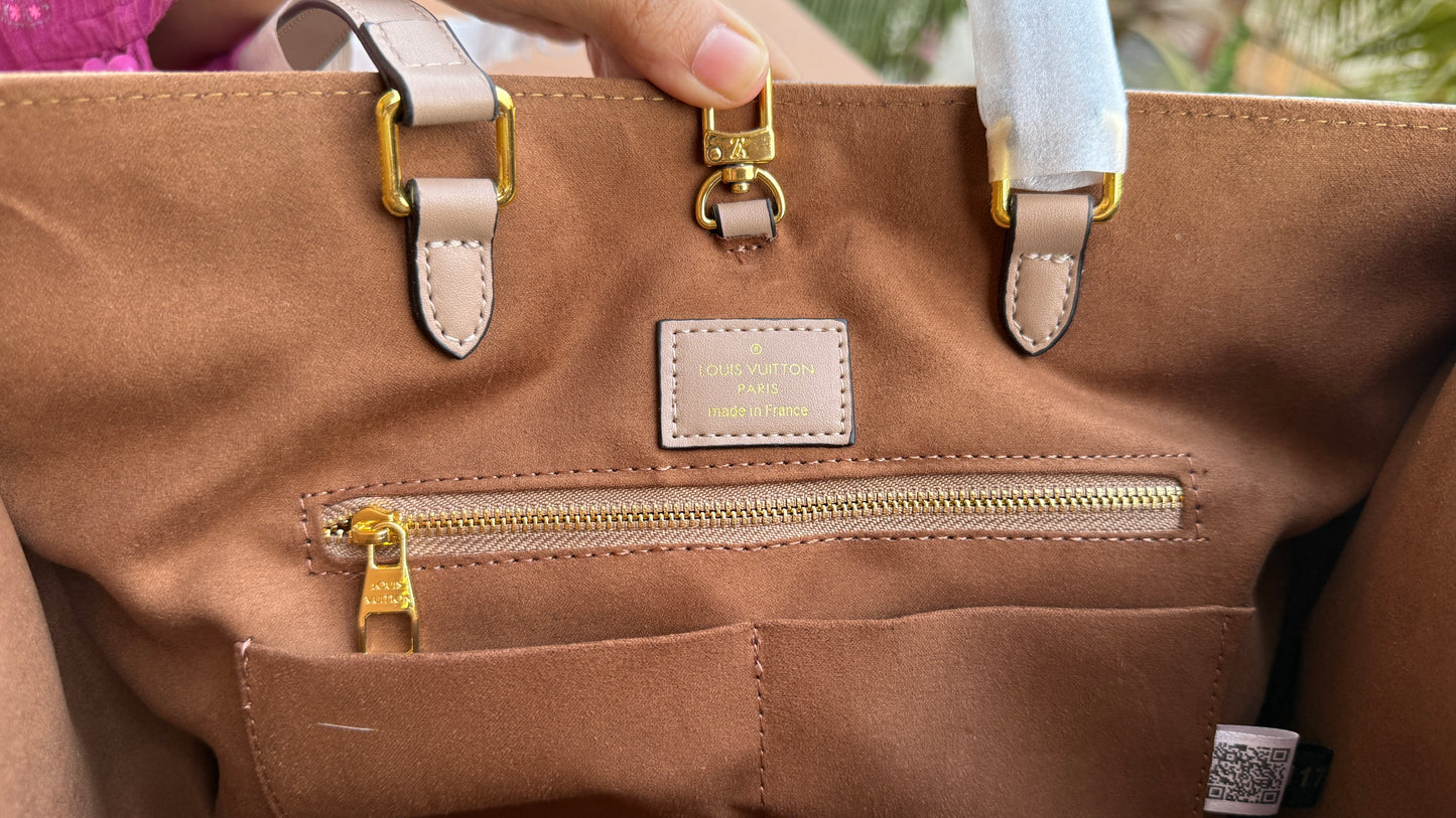 Louis Vuitton On The Go Tote With Double Box-Master Plus Series