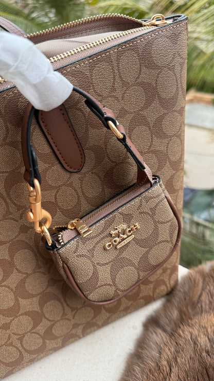 Coach Tote-With Coin Bag-Master Plus Series-With Box