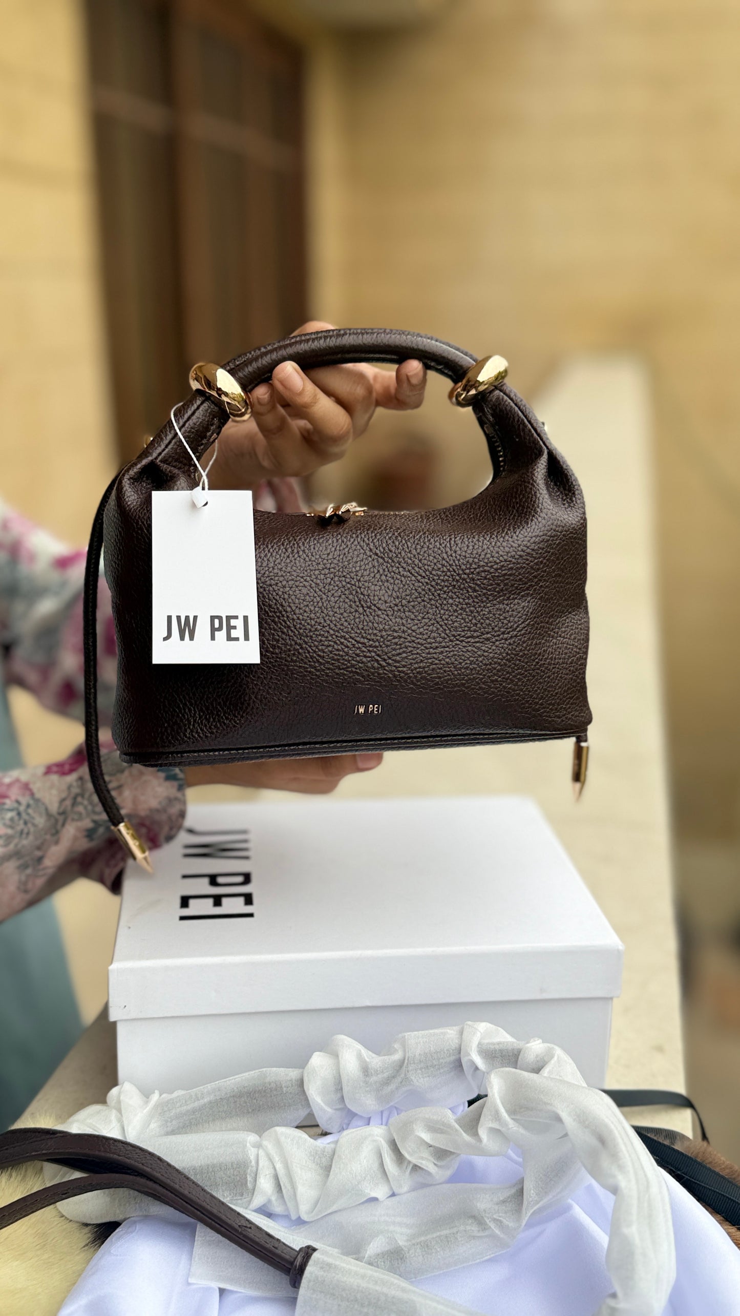 JW PEI Ellie Top Handle Bag-Master Plus Series-With Box