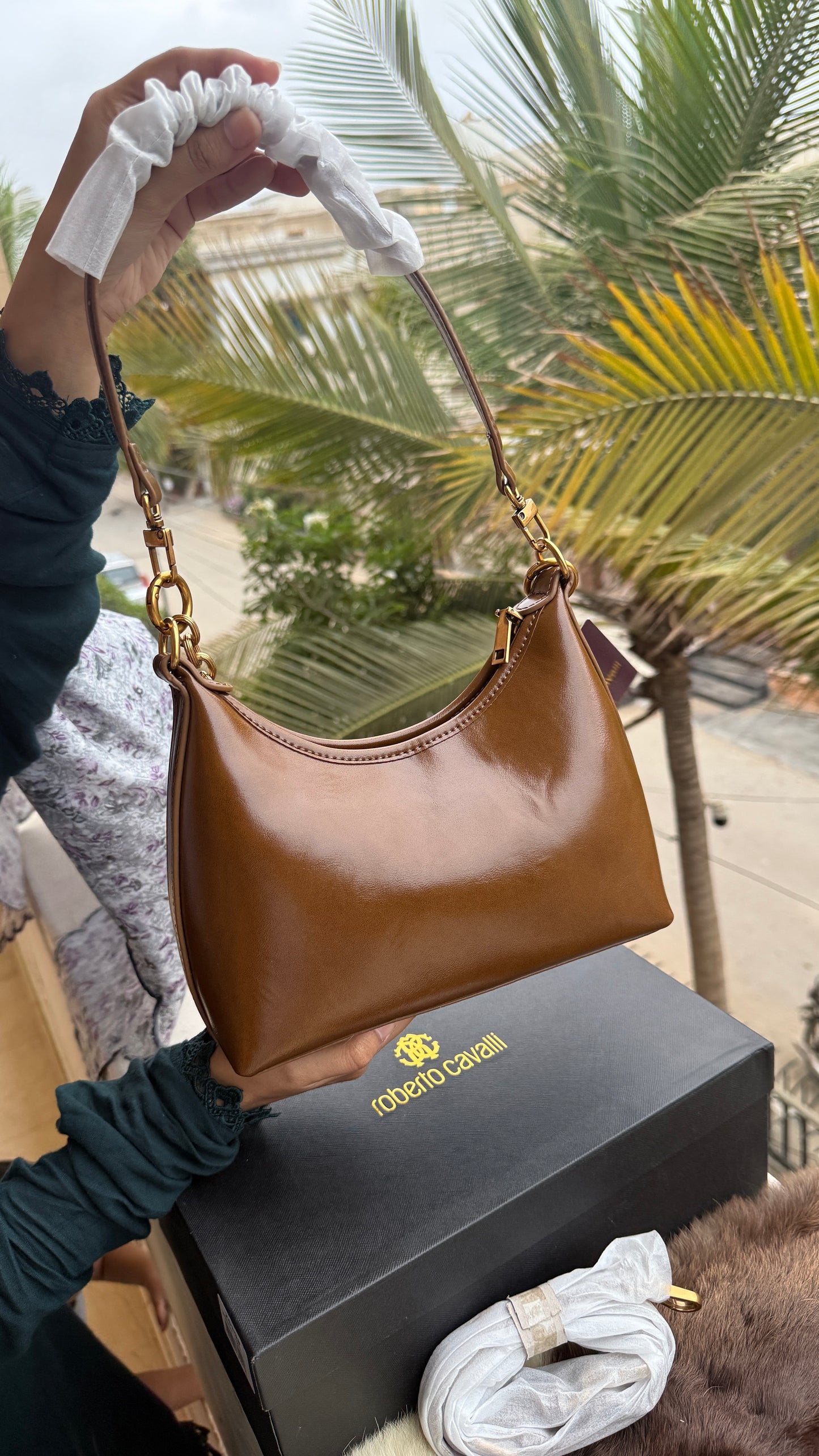 Roberto Cavalli Shoulder Bag-Master series with box.