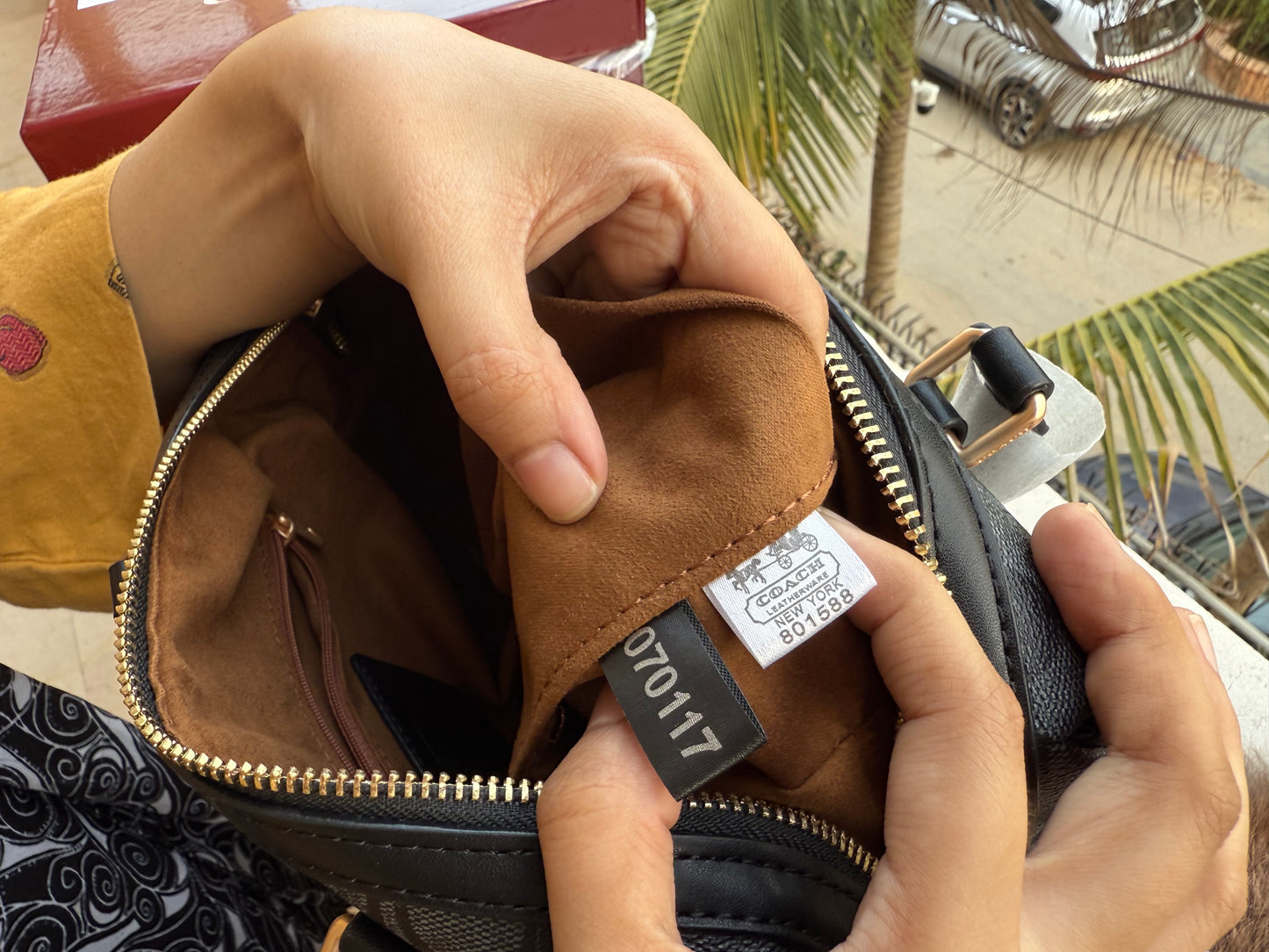 Coach Rowan Satchel With Box Master Series
