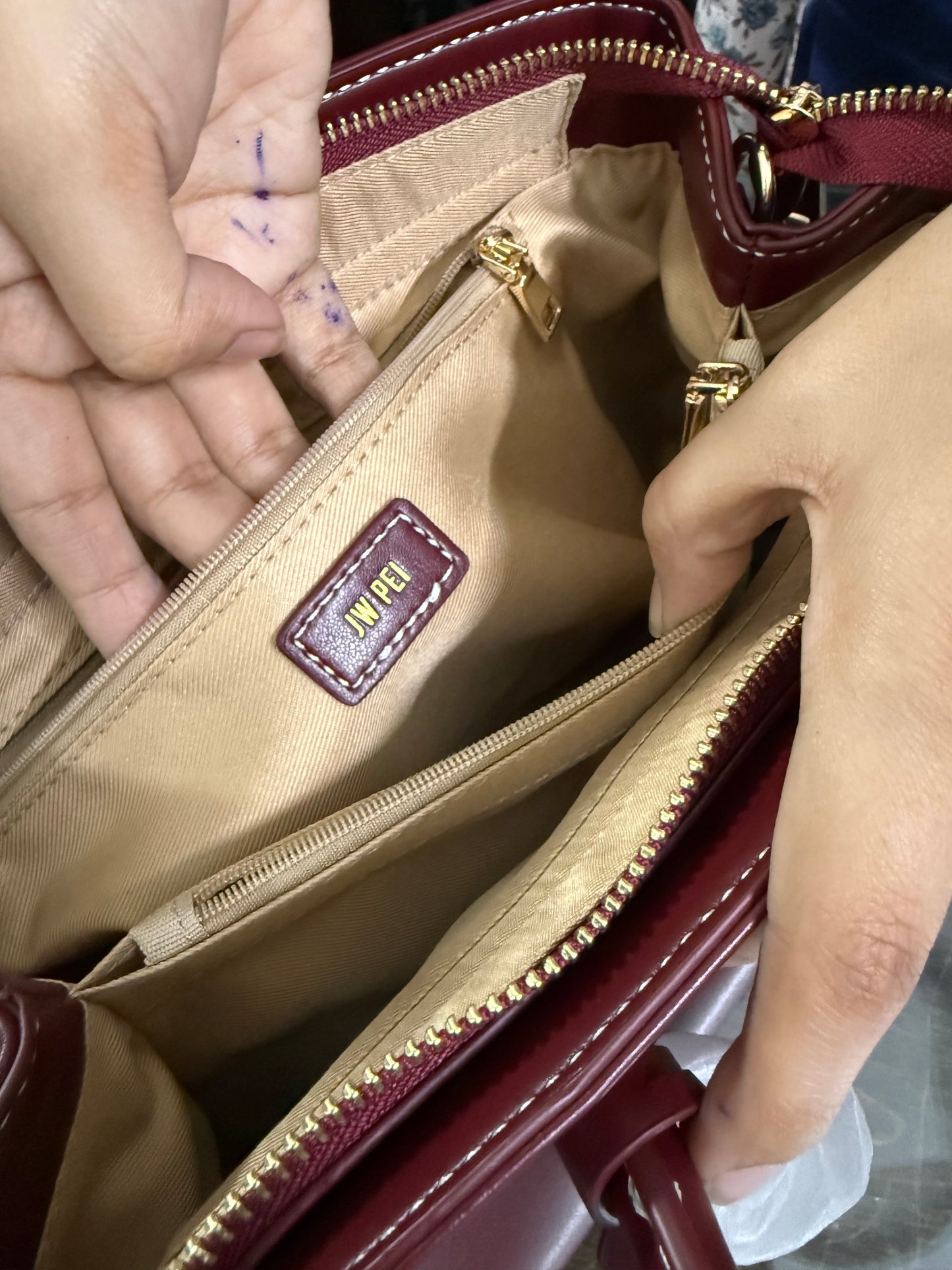 JW PEI Ziva Metal Lock Decoration Tote Bag-Master Series-Same as original