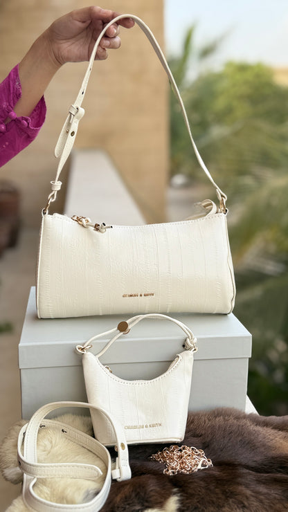 Charles & Keith Shoulder With Micro Bag-With box-Master Series.