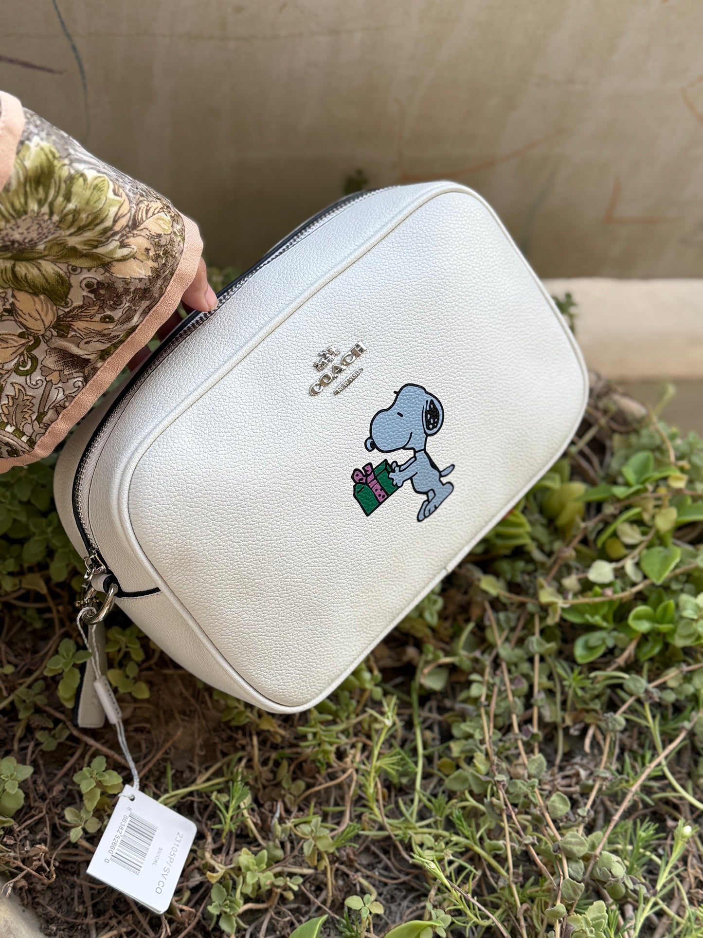 Coach X Peanuts Jamie Camera Bag with Snoopy Ski Motif-Same As Original-Master Series