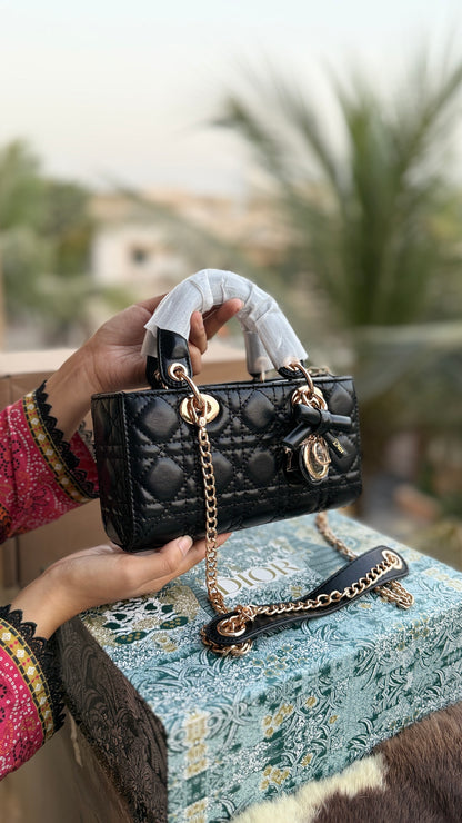 Lady D-Joy Bag-Bow Edition-AAA Series-Double Folding box