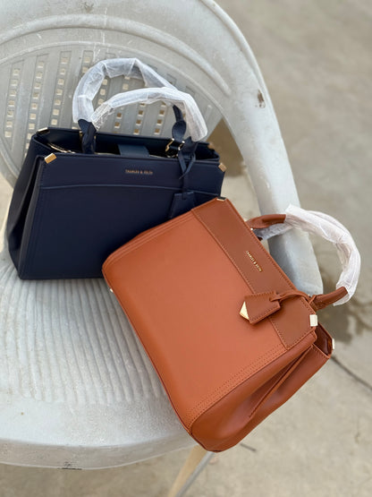 Charles & Keith Metal-Edge Top Handle Bag-Master Series-Same as original