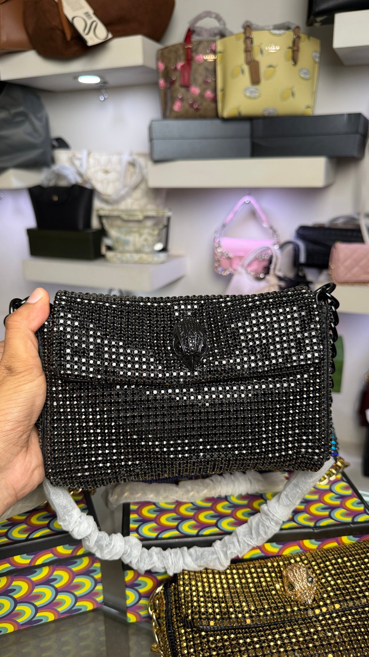 Kurt Geiger London Small Party Shoulder Bag with box