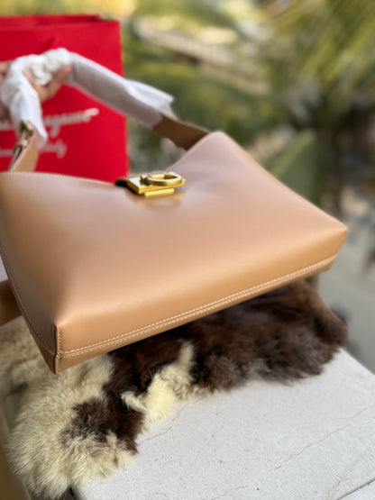 Salvatore Ferragamo Trifolio shoulder bag-Master Series-With Paper Bag-Same As Original