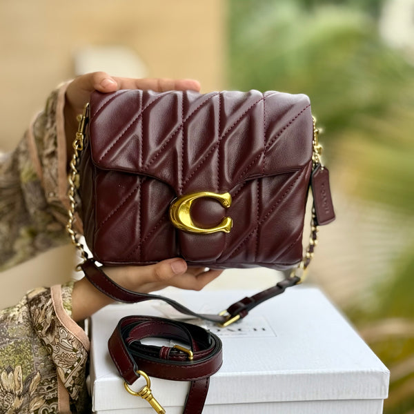 Coach Times Square Tabby Shoulder Bag With Quilting