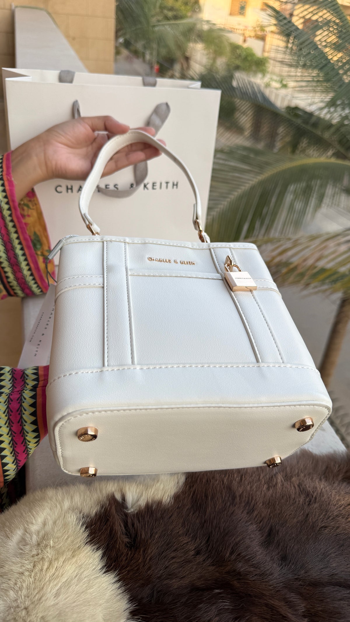 Charles & Keith Scottie Bucket Bag-Master Plus Series-With Paper Bag