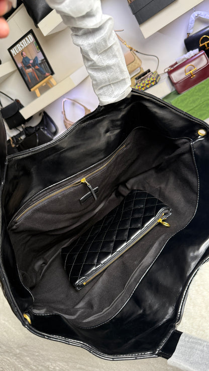 YSL  Saint Laurent Icare Maxi Matelassé Leather Tote-Master Plus Series.