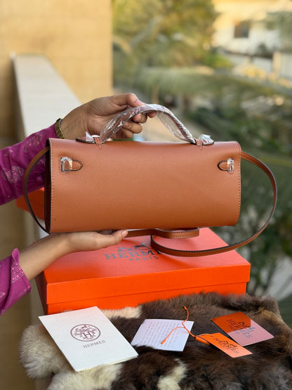 Hermes Kelly Cut Clutch-Box included-Master Series