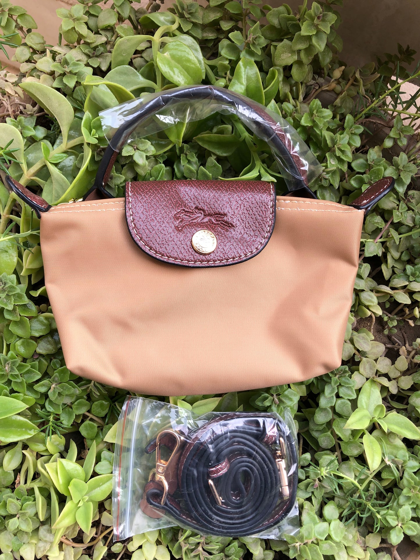 LONG CHAMP LE PLIAGE ORIGINAL POUCH WITH HANDLE ( Master Series )