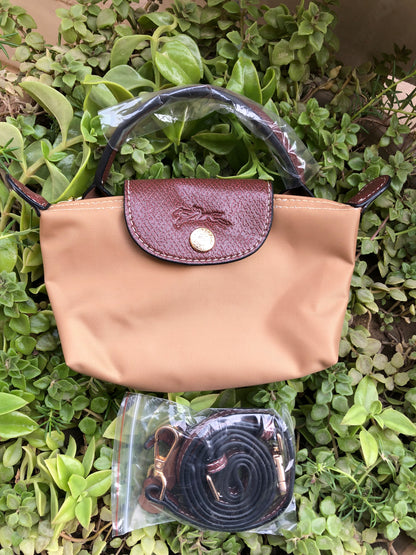 LONG CHAMP LE PLIAGE ORIGINAL POUCH WITH HANDLE ( Master Series )