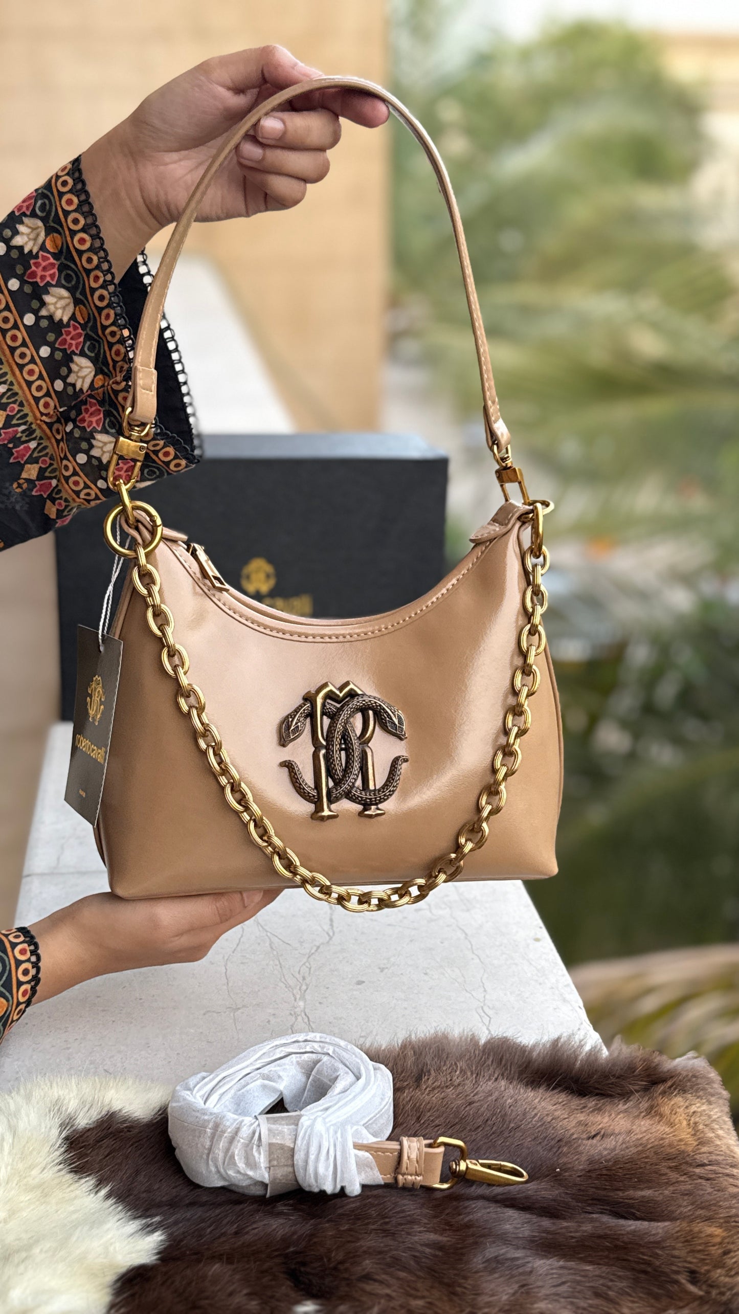 Roberto Cavalli Shoulder Bag-Master series with box.