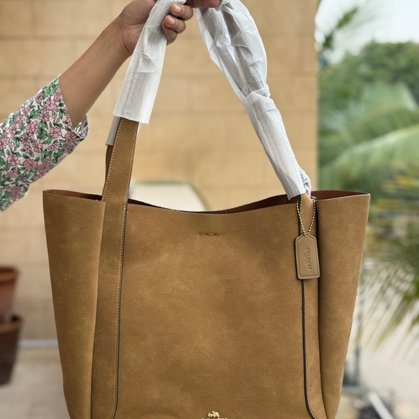 Coach Hadley Suede Tote Master Series.