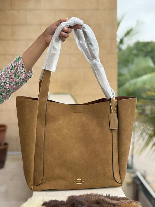 Coach Hadley Suede Tote Master Series.