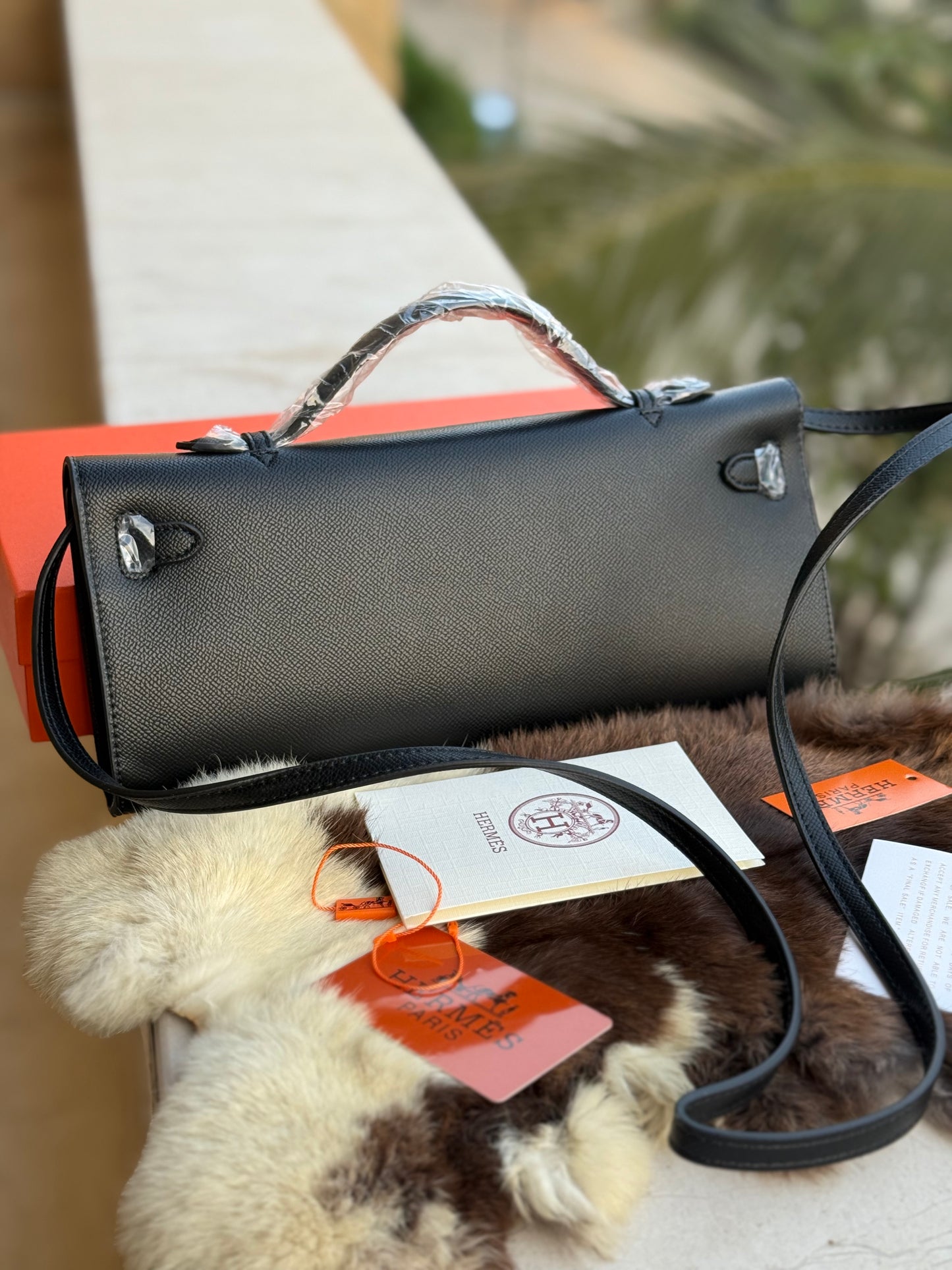 Hermes Kelly Cut Clutch-Box included-Master Series