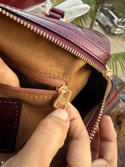 Coach Rowan Satchel With Box Master Series