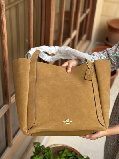 Coach Hadley Suede Tote Master Series.