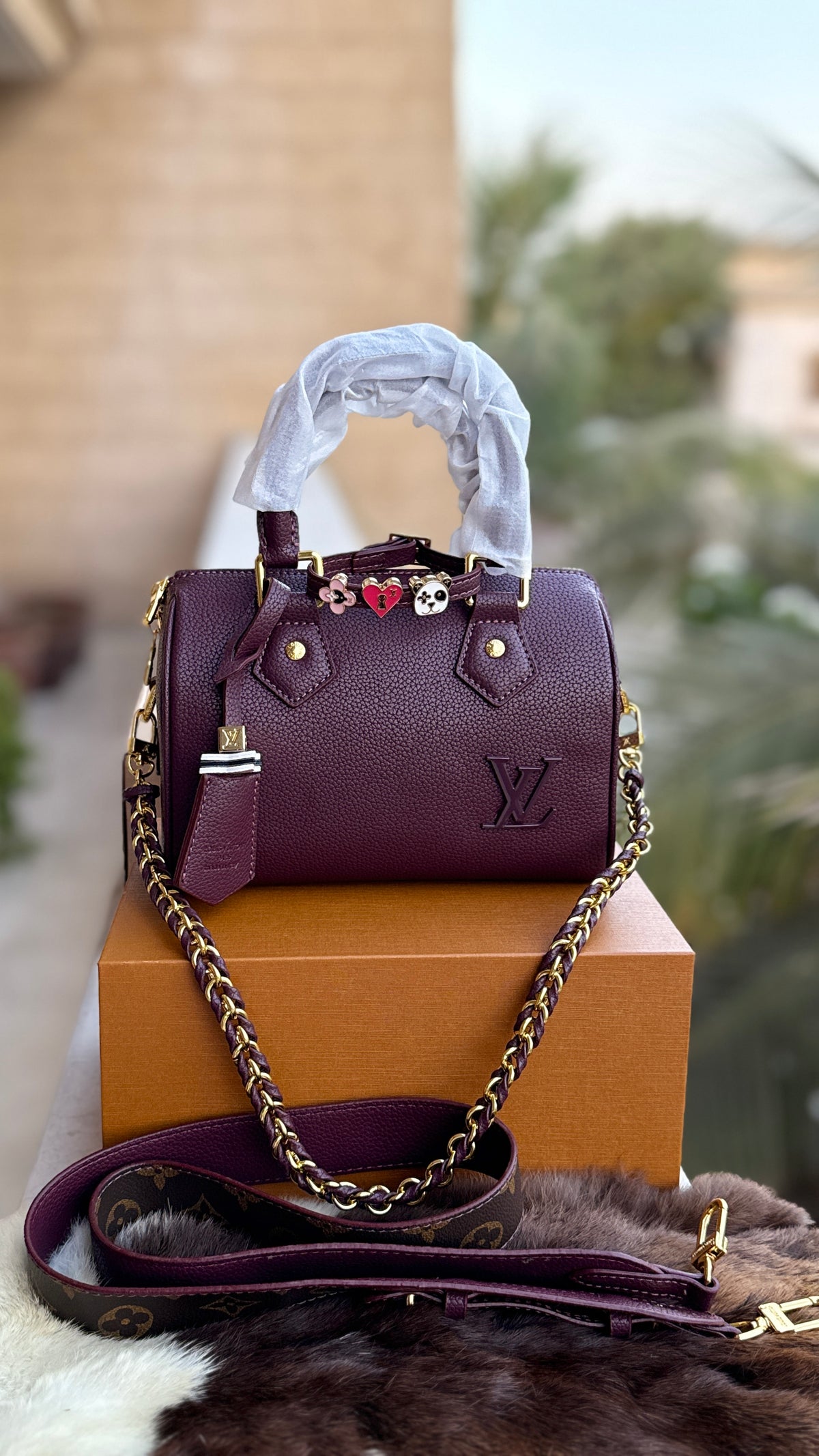 Louis Vuitton Speedy Nano-AAA Series-double Folding box