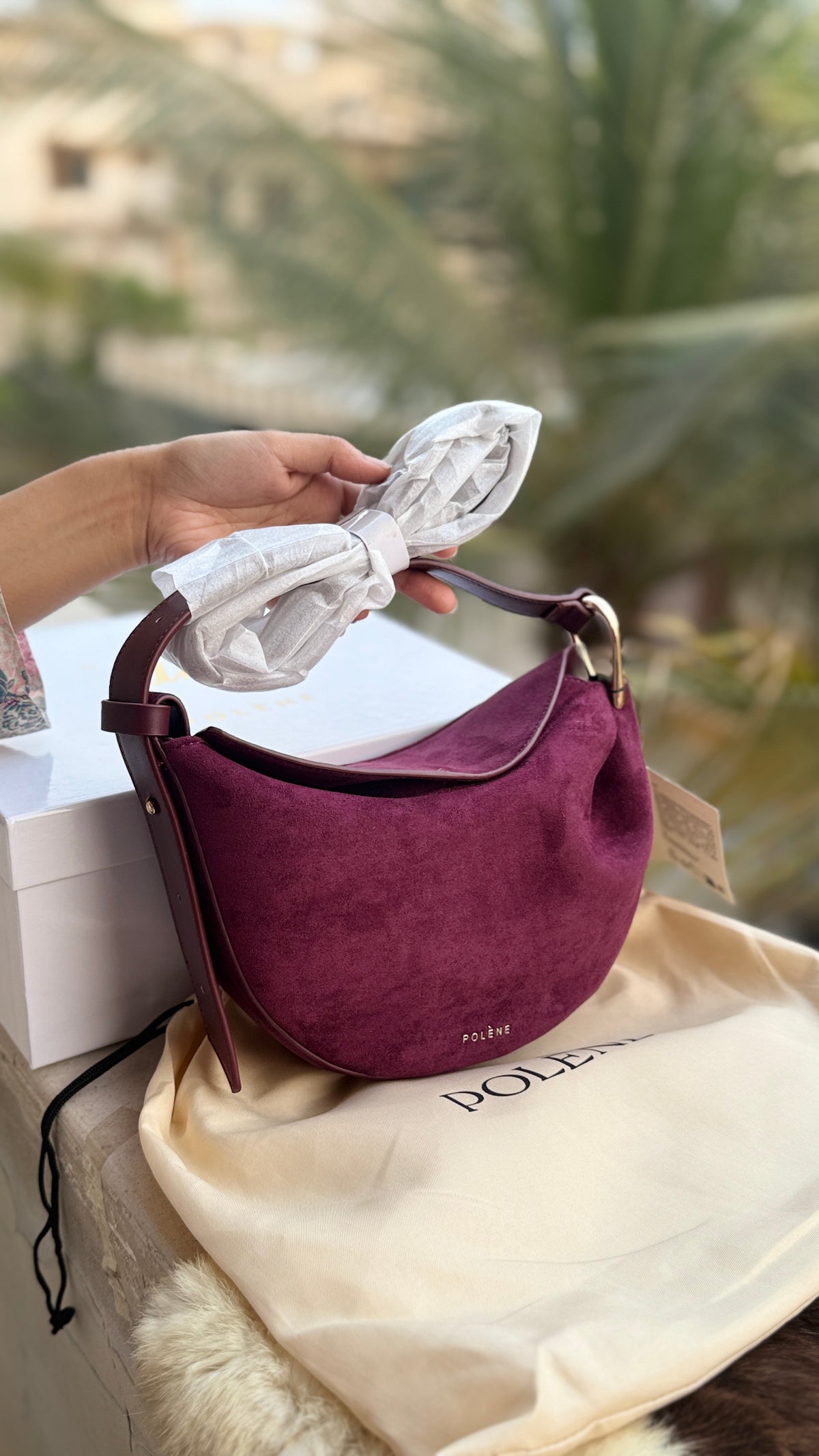 Polène Tonca Suede-Master Plus Series with box