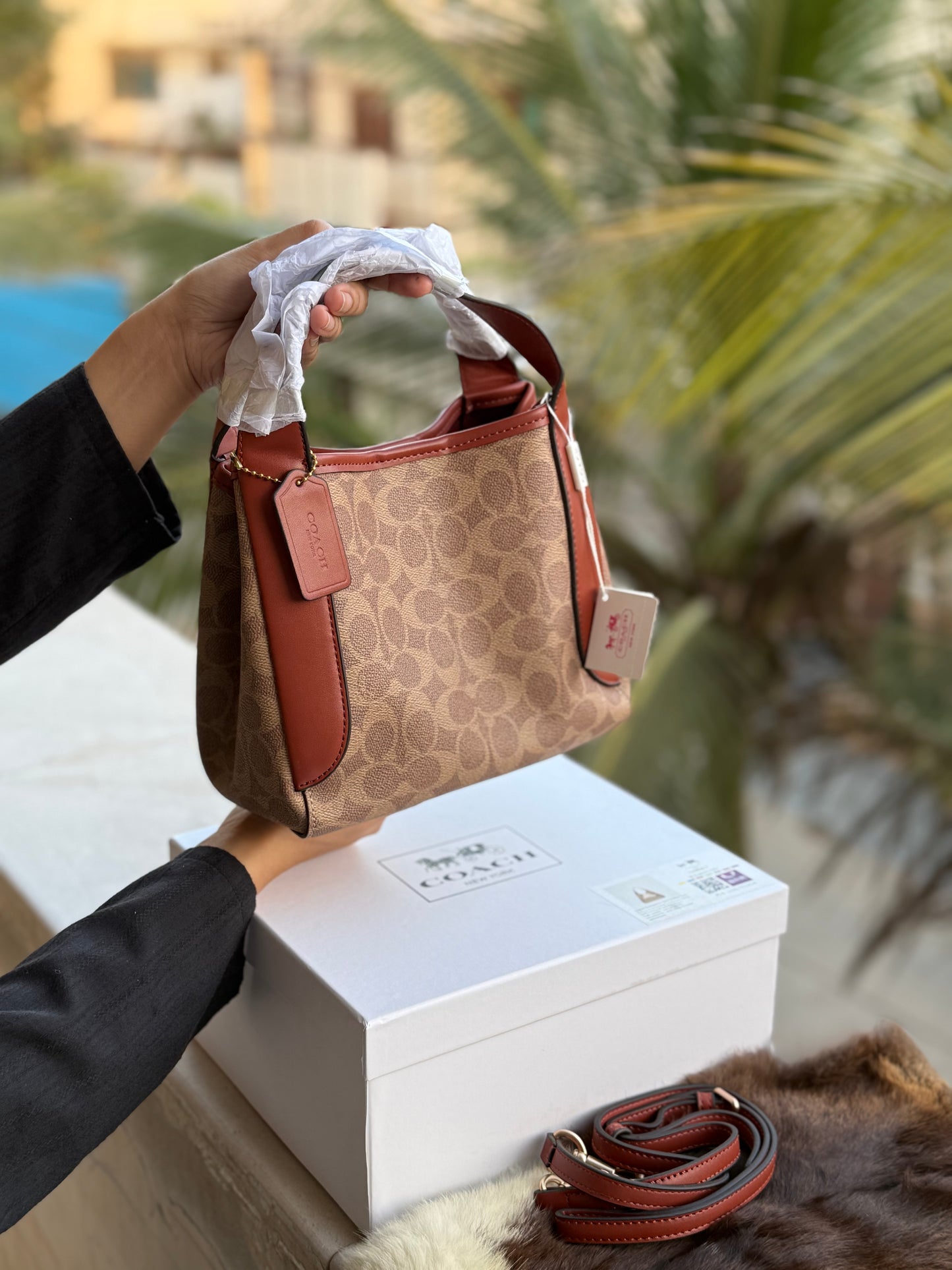 Coach Hadley 21 Hobo Bag-Master Series-Same As Original-Box Included