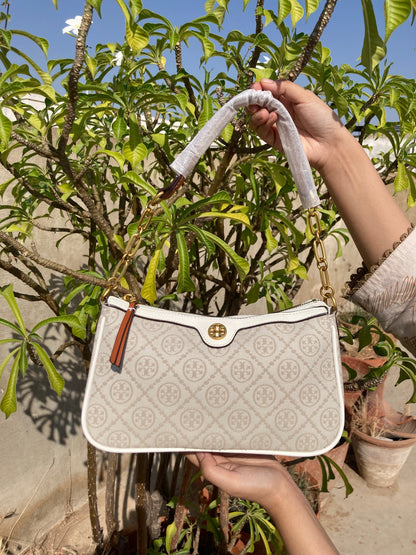 Tory Burch T Monogram Studio Bag- Master series