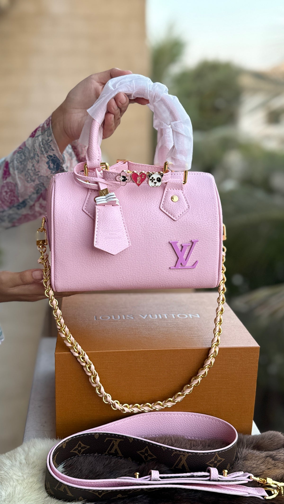 Louis Vuitton Speedy Nano-AAA Series-double Folding box