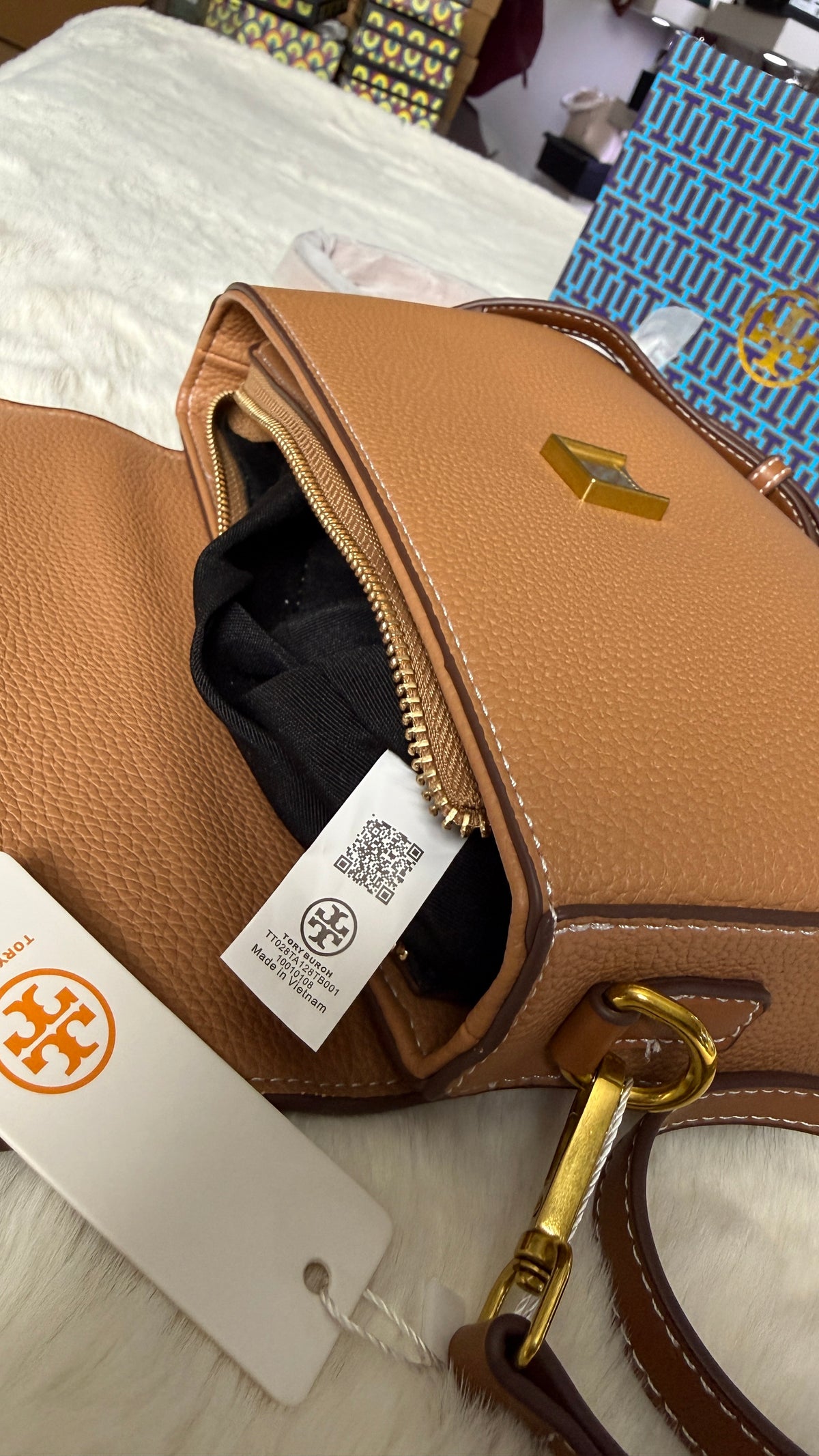 Tory burch Felix Flap Convertible-Master Series-Box Packaging