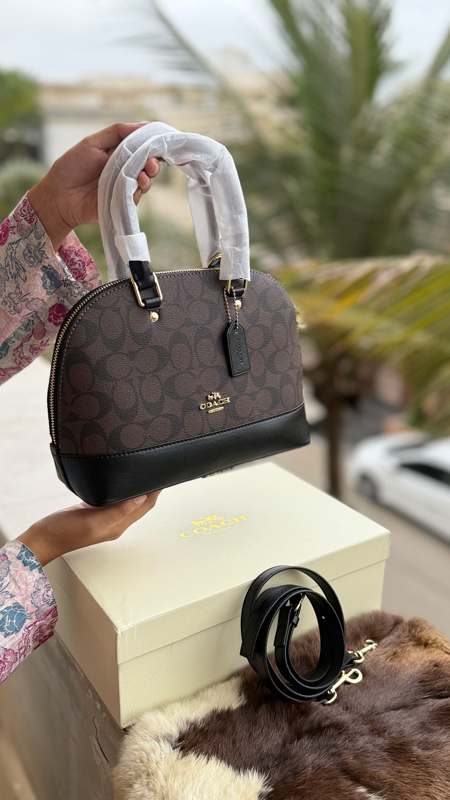 Coach Mini Sierra Satchel-With box Master Series