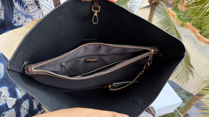 Aldo Tote-With Card Wallet & Pouch-With Box-Master Series