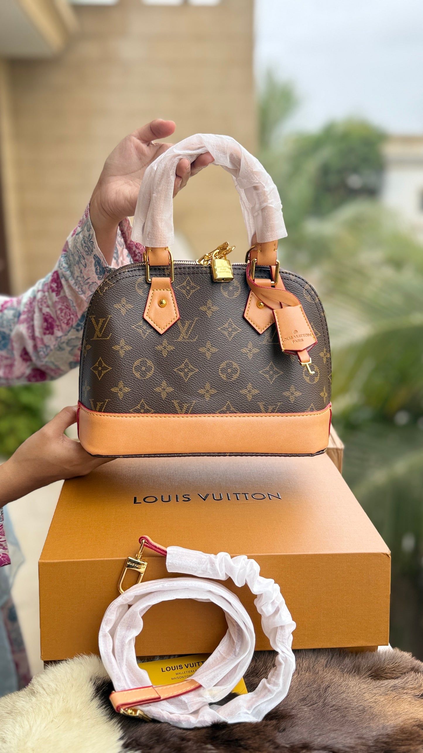 Louis Vuitton Alma BB handbag-Double box-Master Plus Series
