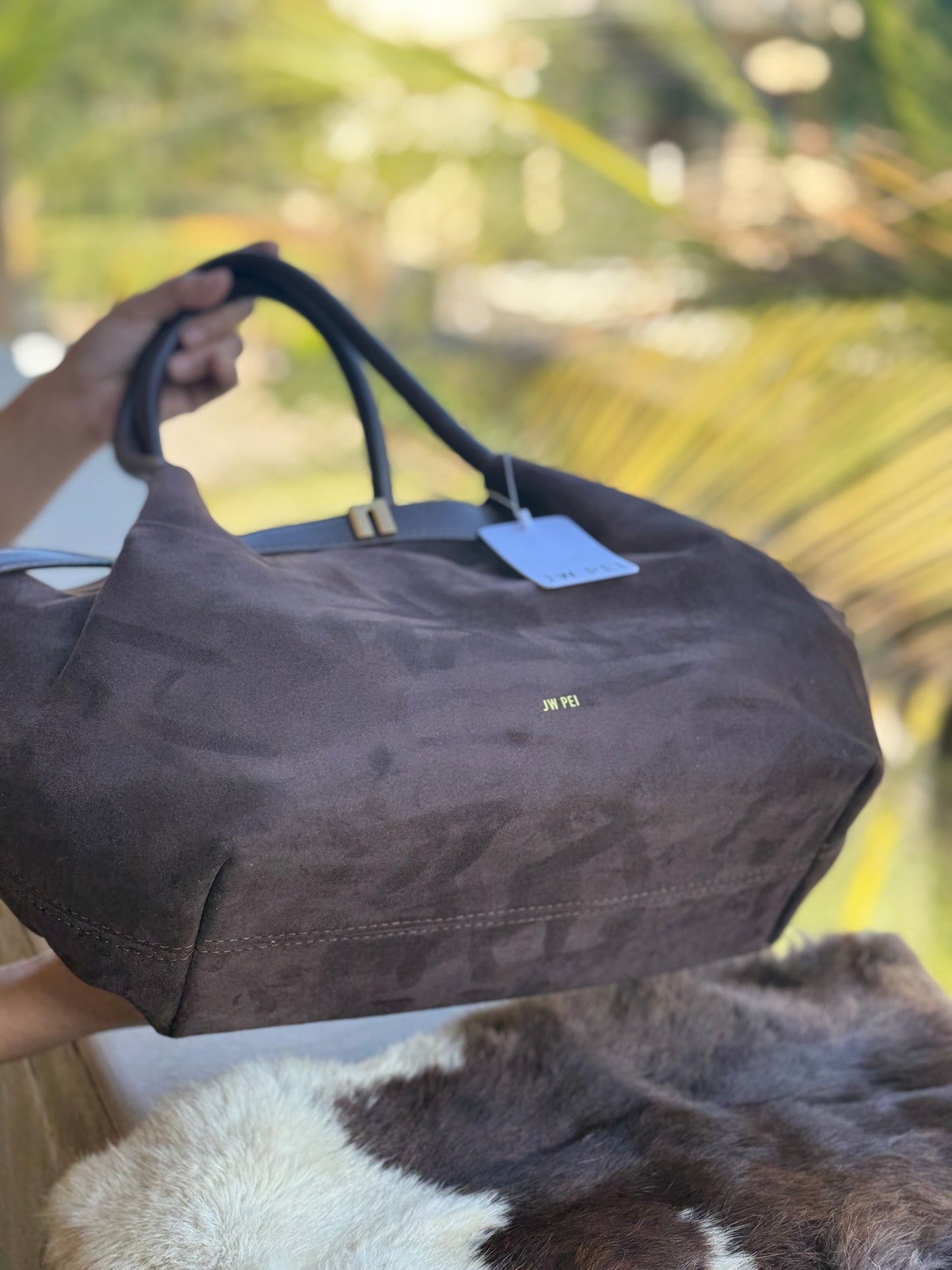 JW PEI Hana Medium Suede Tote Bag-Same as original-Master Series