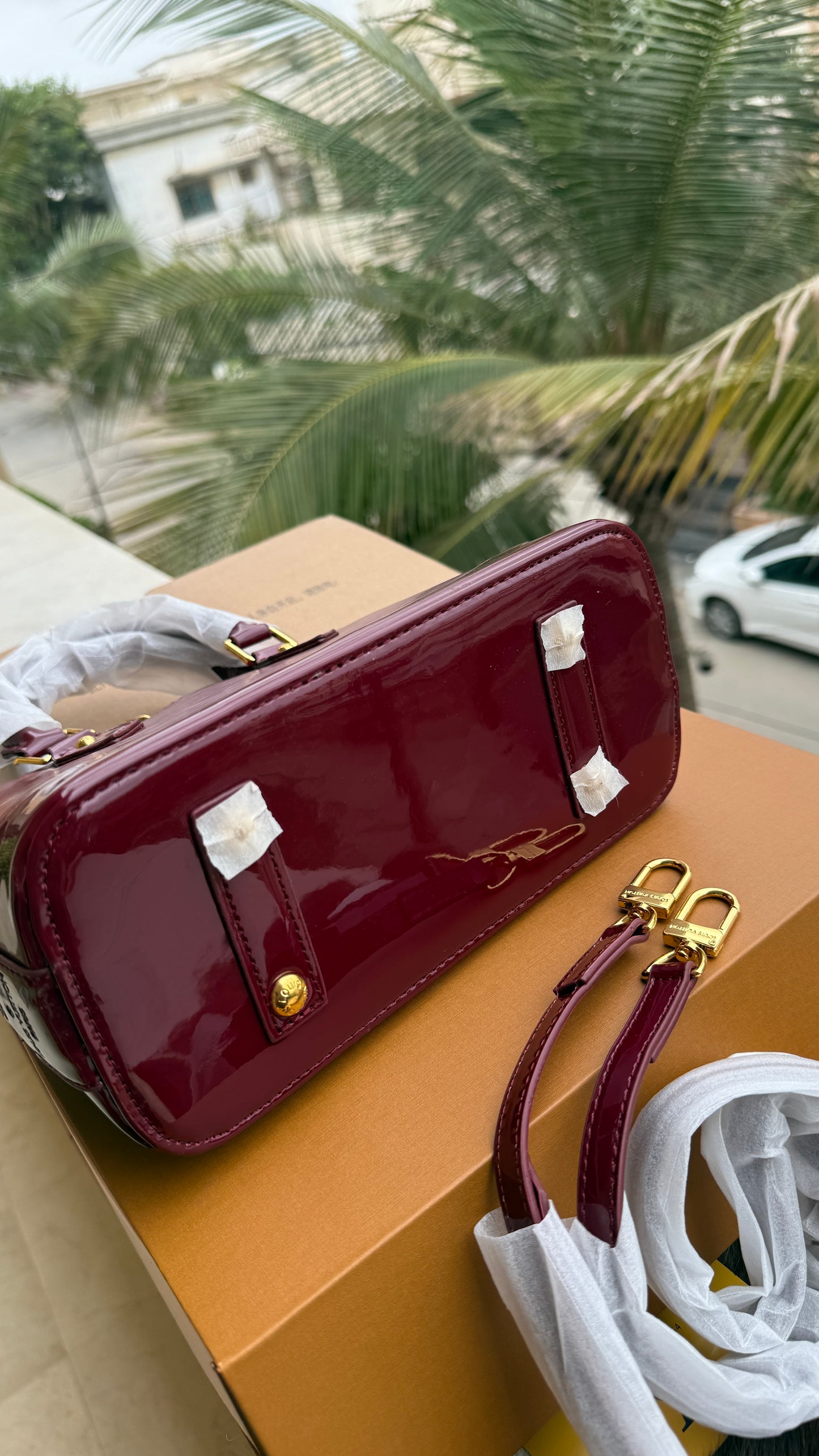 Louis Vuitton Electric Epi Alma BB handbag-Double box-Master Plus Series