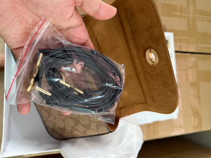 Coach Marlie Top Handle Satchel With Box.