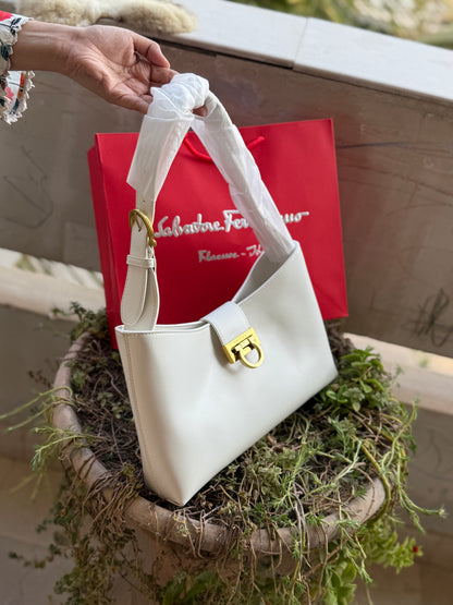 Salvatore Ferragamo Trifolio shoulder bag-Master Series-With Paper Bag-Same As Original