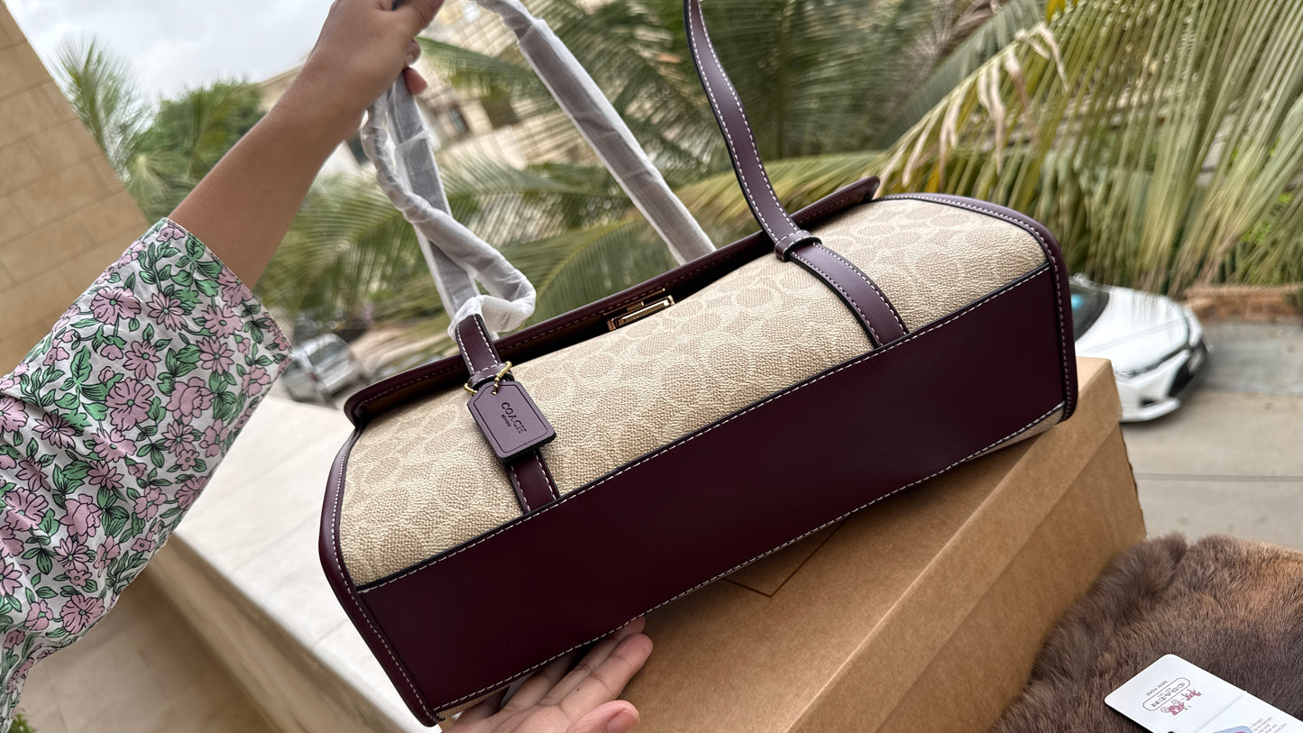 Coach Bridget Shoulder Flap Bag-Master Plus Series-With Box