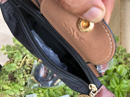 LONG CHAMP LE PLIAGE ORIGINAL POUCH WITH HANDLE ( Master Series )