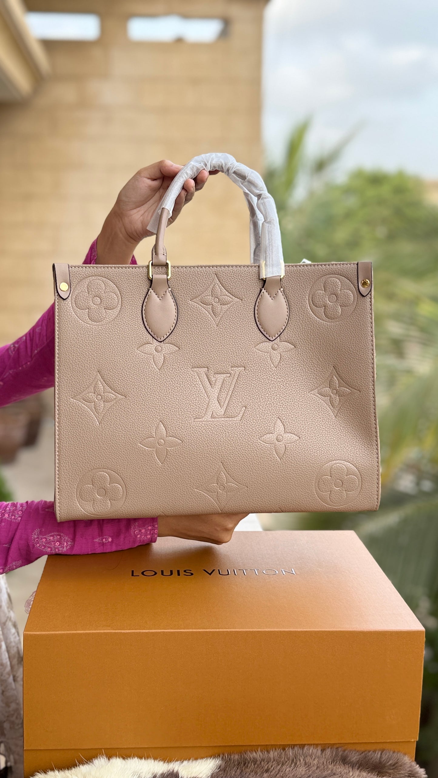 Louis Vuitton On The Go Tote With Double Box-Master Plus Series