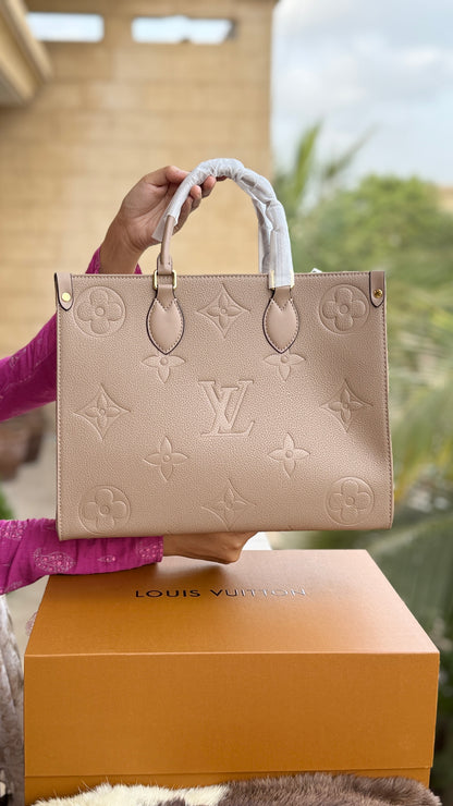 Louis Vuitton On The Go Tote With Double Box-Master Plus Series