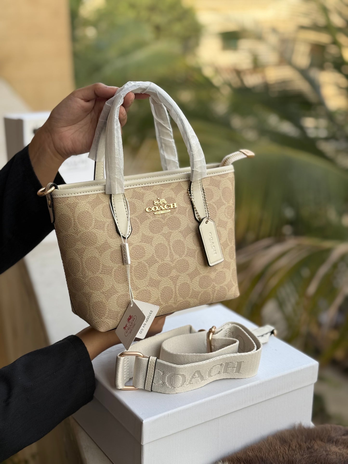 Coach City Mini Tote-Master Plus Quality-With Box